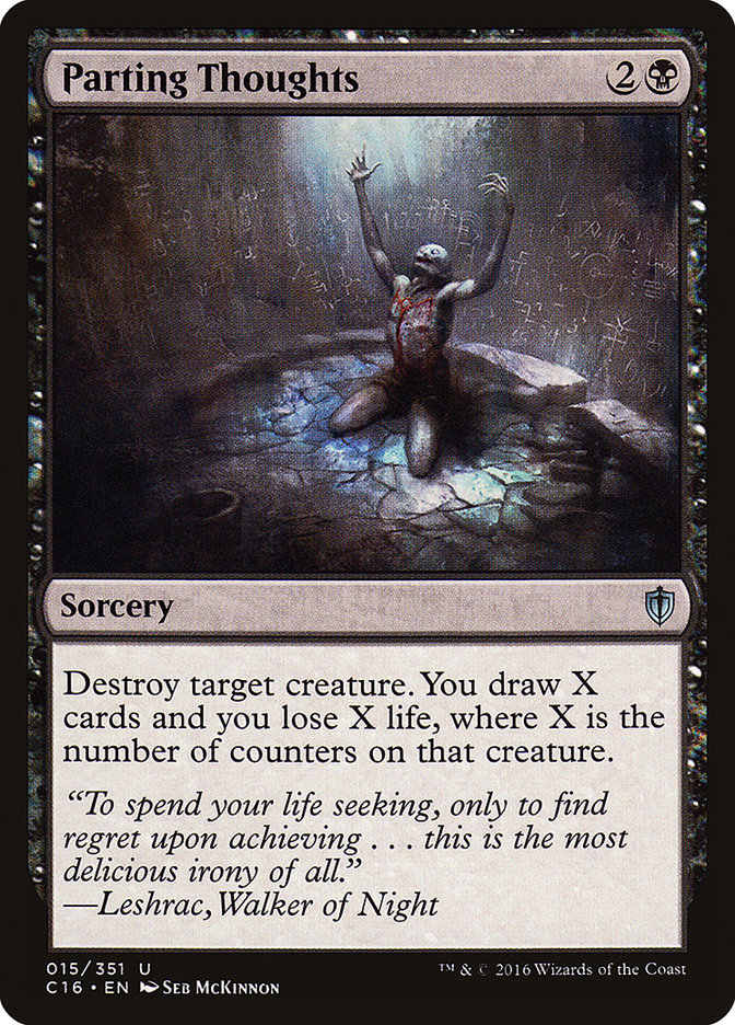 Parting Thoughts [Commander 2016] - Devastation Store | Devastation Store