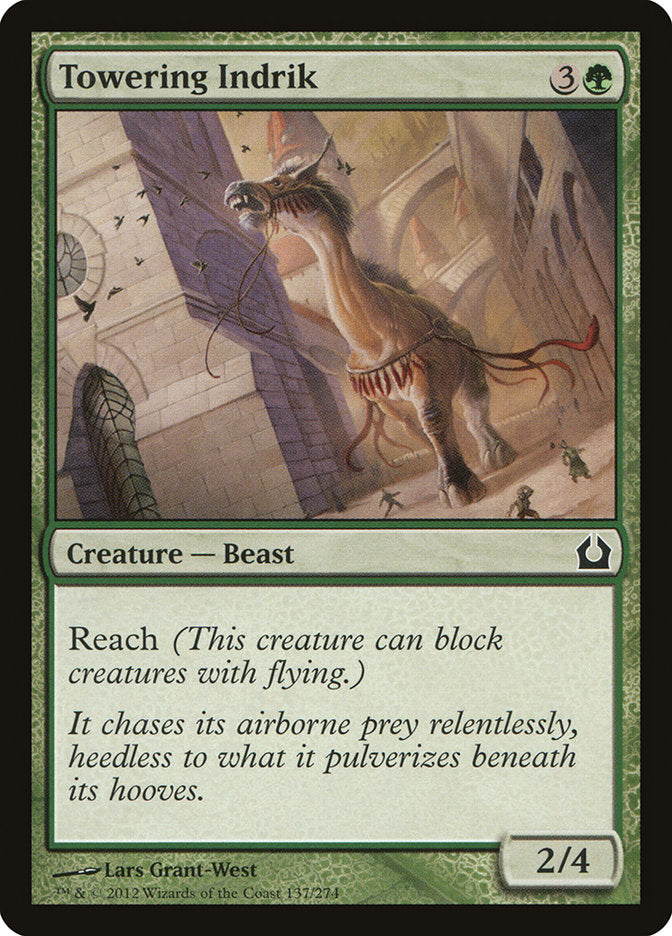 Towering Indrik [Return to Ravnica] | Devastation Store