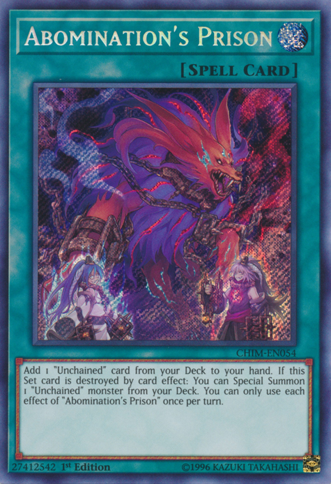 Abomination's Prison [CHIM-EN054] Secret Rare | Devastation Store