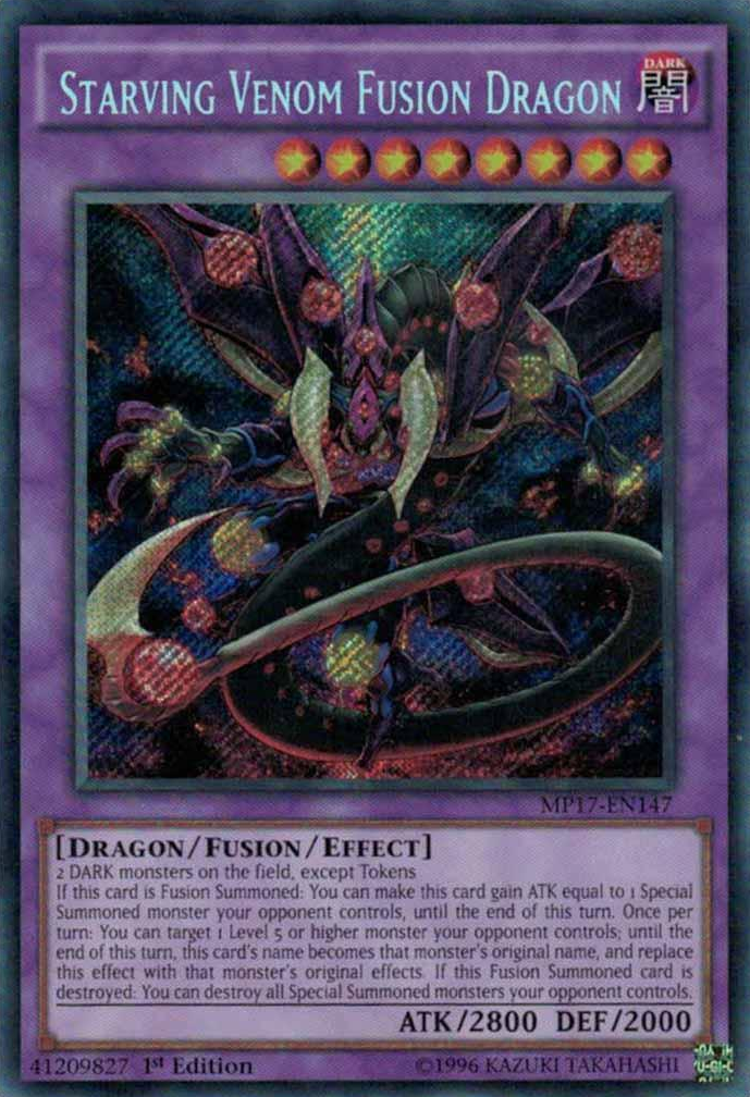 Starving Venom Fusion Dragon [MP17-EN147] Secret Rare | Devastation Store