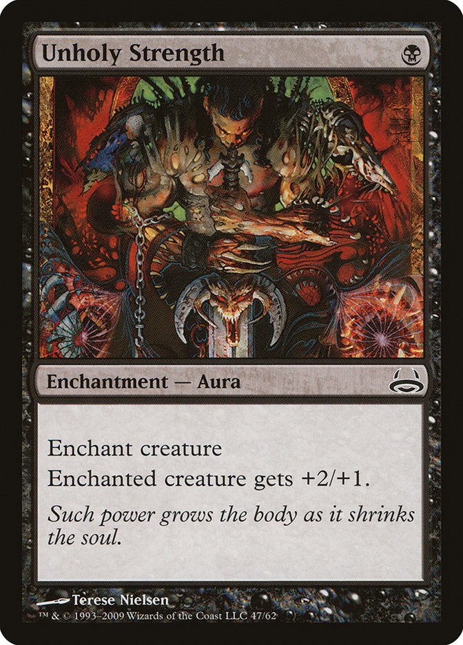 Unholy Strength [Duel Decks: Divine vs. Demonic] - Devastation Store | Devastation Store