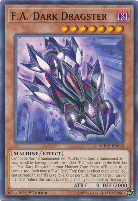 F.A. Dark Dragster [MP19-EN060] Common | Devastation Store