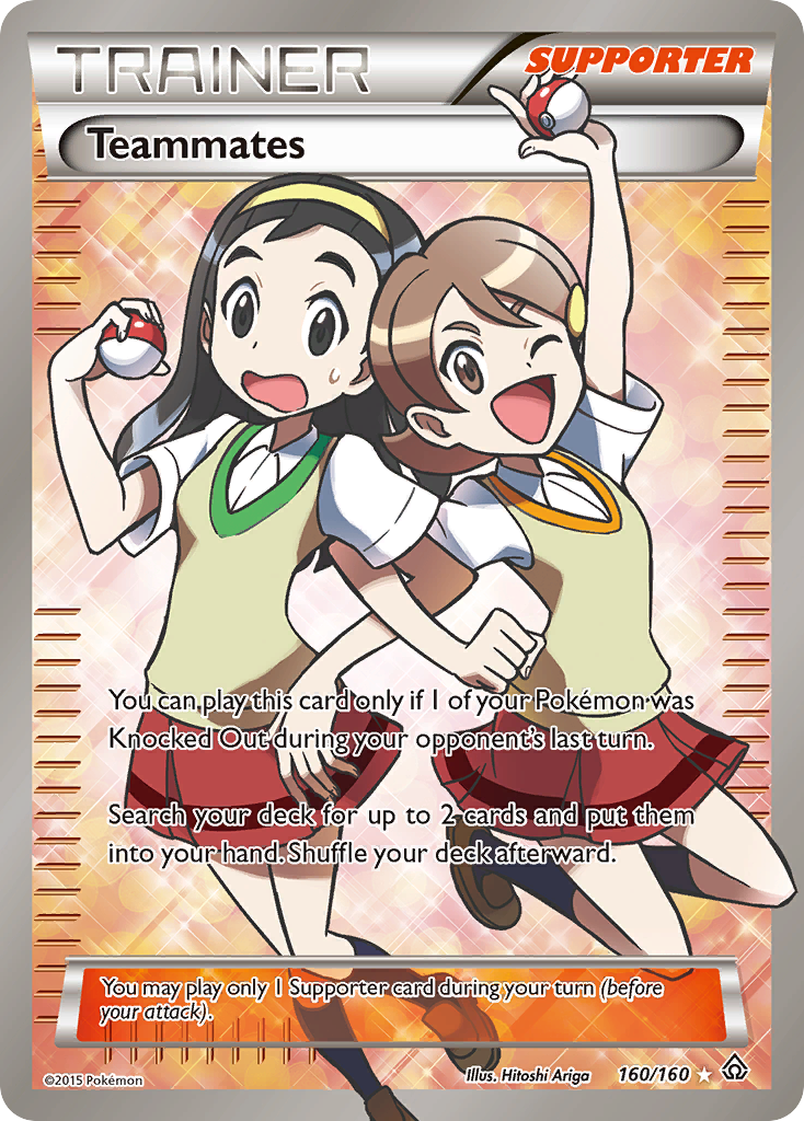 Teammates (160/160) [XY: Primal Clash] | Devastation Store