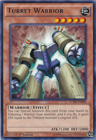 Turret Warrior [LC5D-EN008] Rare | Devastation Store