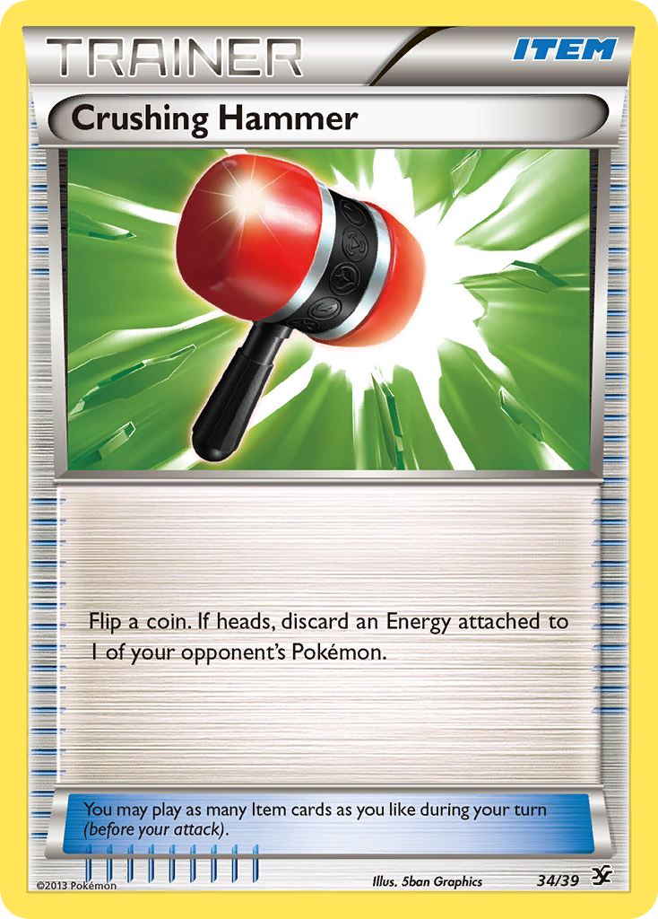 Crushing Hammer (34/39) [XY: Kalos Starter Set] | Devastation Store