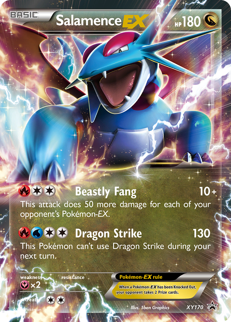 Salamence EX (XY170) [XY: Black Star Promos] | Devastation Store