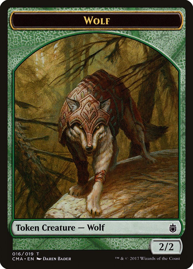 Wolf (016/019) [Commander Anthology Tokens] - Devastation Store | Devastation Store