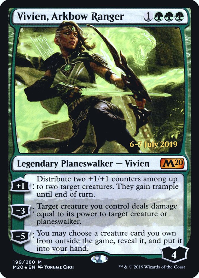 Vivien, Arkbow Ranger  [Core Set 2020 Prerelease Promos] | Devastation Store