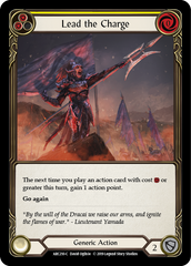 Lead the Charge (Yellow) [ARC210-C] 1st Edition Rainbow Foil - Devastation Store | Devastation Store