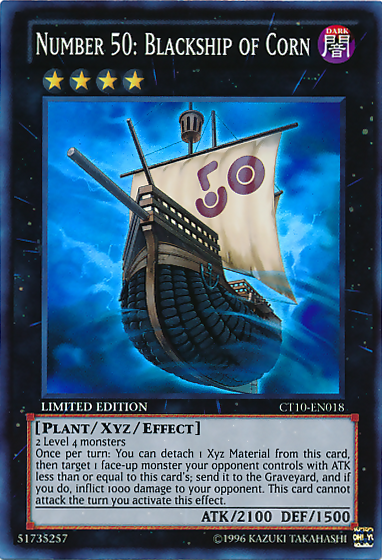 Number 50: Blackship of Corn [CT10-EN018] Super Rare | Devastation Store