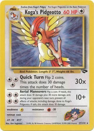 Koga's Pidgeotto (27/132) [Gym Challenge Unlimited] | Devastation Store