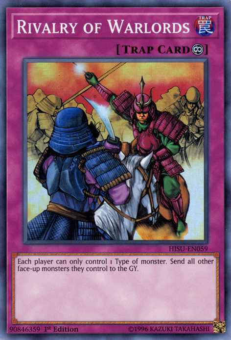 Rivalry of Warlords [HISU-EN059] Super Rare | Devastation Store