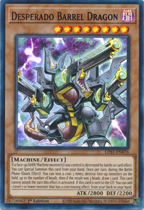 Desperado Barrel Dragon (Blue) [LDS1-EN076] Ultra Rare | Devastation Store