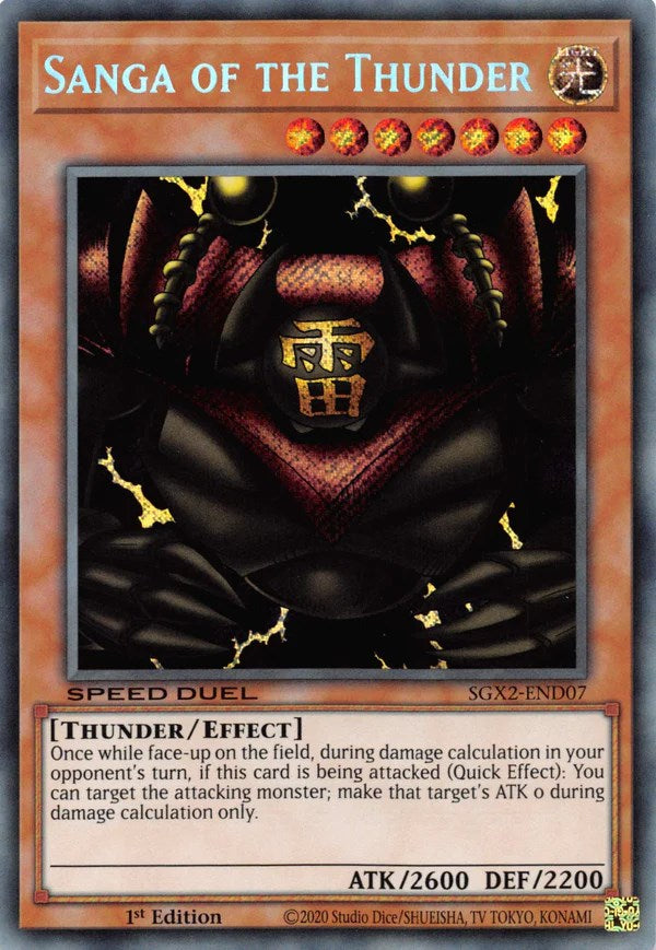 Sanga of the Thunder [SGX2-END07] Secret Rare | Devastation Store