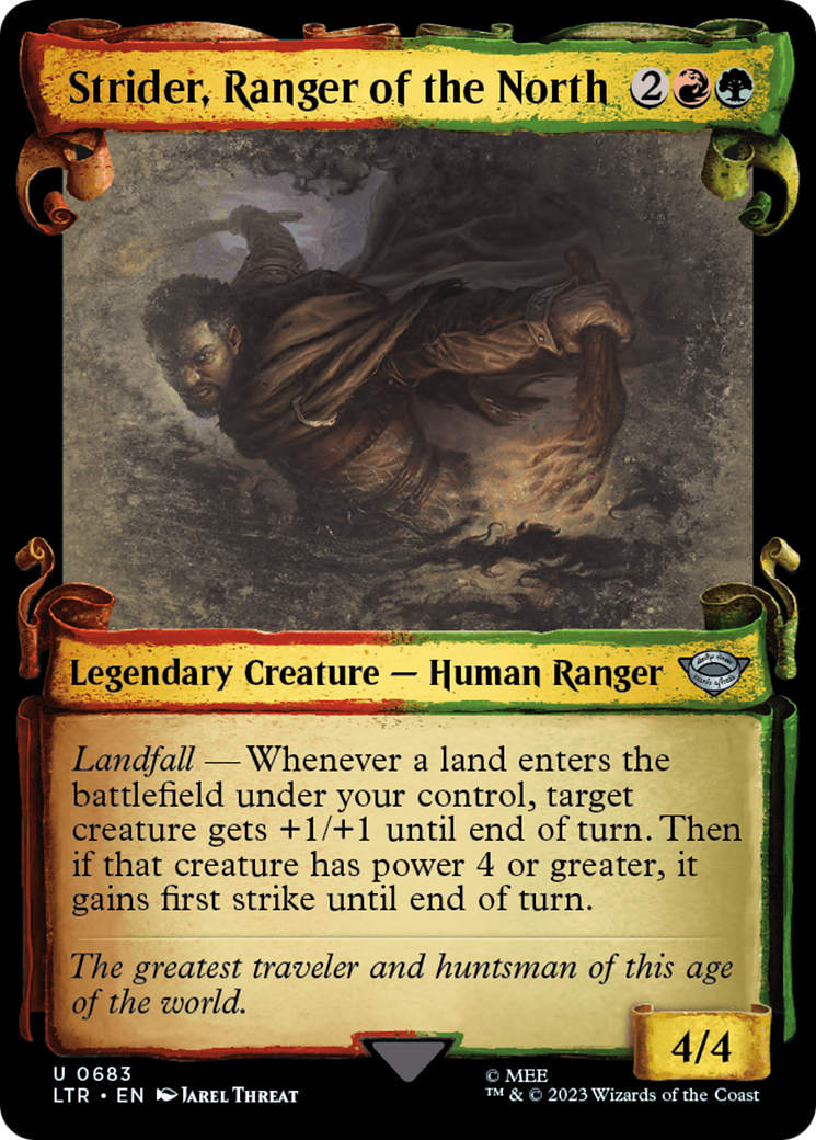Strider, Ranger of the North [The Lord of the Rings: Tales of Middle-Earth Showcase Scrolls] | Devastation Store