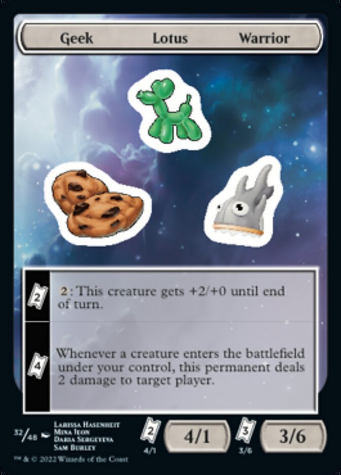 Geek Lotus Warrior [Unfinity Stickers] | Devastation Store