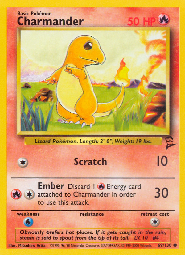 Charmander (69/130) [Base Set 2] | Devastation Store