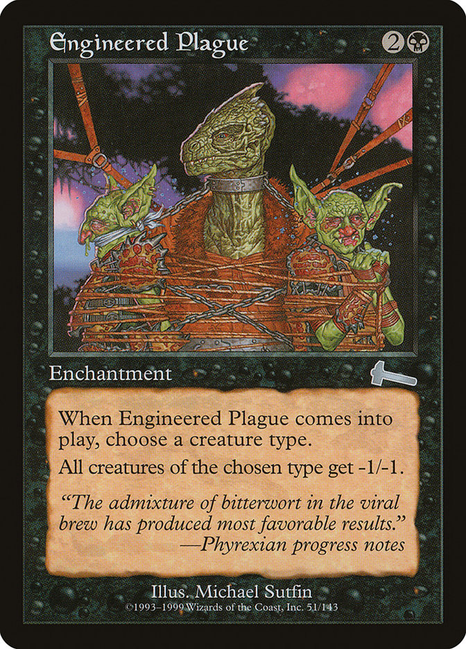 Engineered Plague [Urza's Legacy] - Devastation Store | Devastation Store