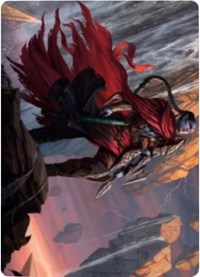 Anowon, the Ruin Thief Art Card [Zendikar Rising Art Series] | Devastation Store