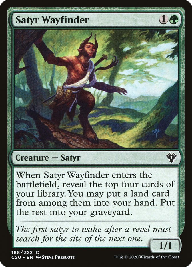 Satyr Wayfinder [Commander 2020] | Devastation Store