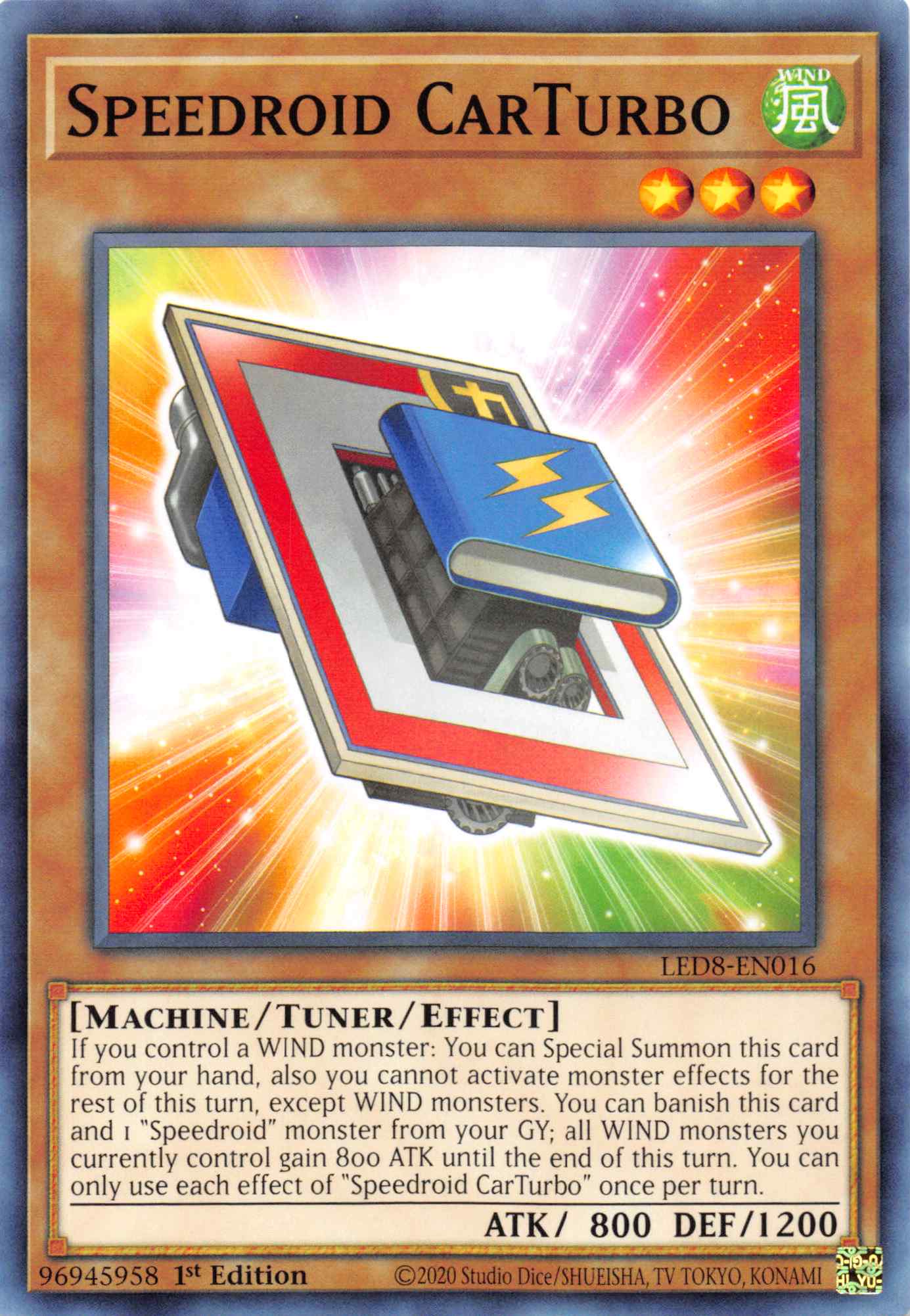 Speedroid CarTurbo [LED8-EN016] Common | Devastation Store