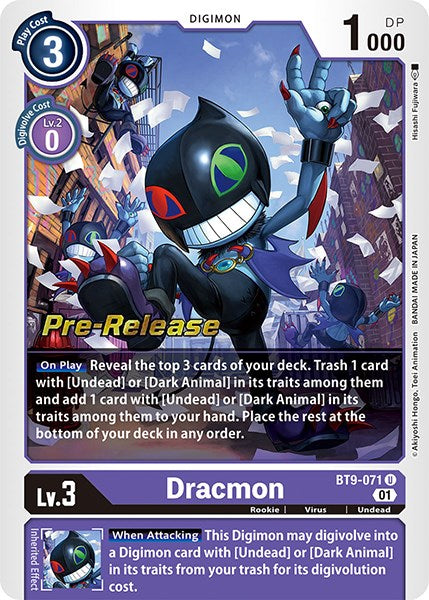 Dracmon [BT9-071] [X Record Pre-Release Promos] | Devastation Store