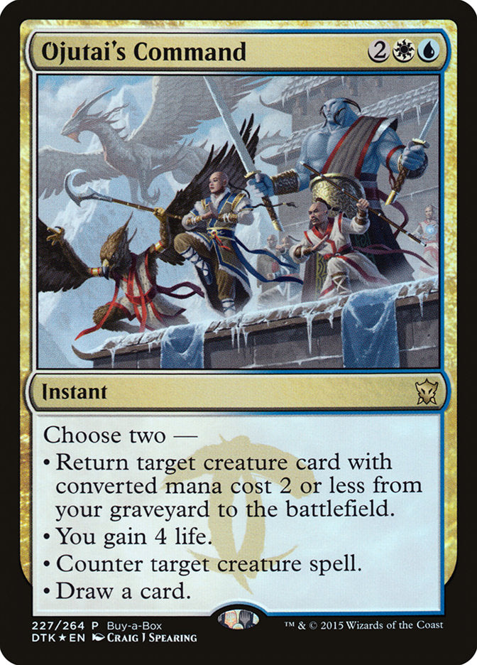 Ojutai's Command (Buy-A-Box) [Dragons of Tarkir Promos] | Devastation Store