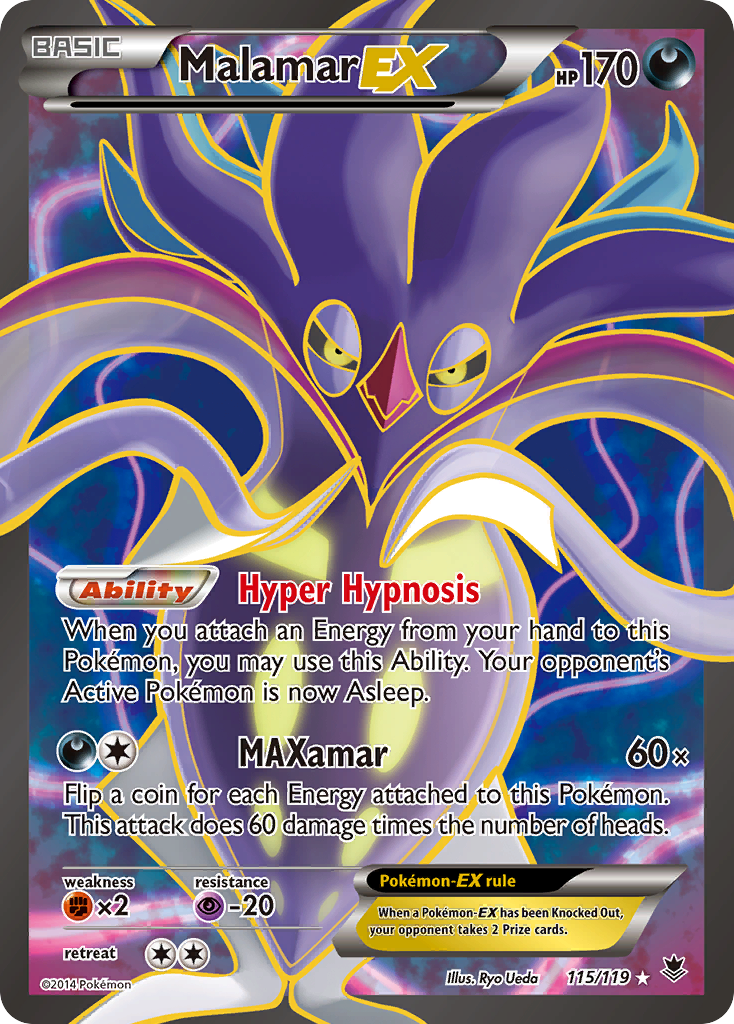 Malamar EX (115/119) [XY: Phantom Forces] | Devastation Store