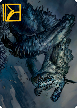 Necrogoyf Art Card (Gold-Stamped Signature) [Modern Horizons 2 Art Series] | Devastation Store