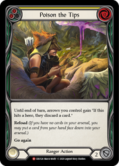 Poison the Tips [CRU124] 1st Edition Rainbow Foil - Devastation Store | Devastation Store