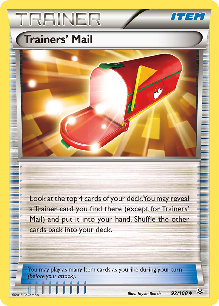 Trainers' Mail (92/108) [XY: Roaring Skies] | Devastation Store