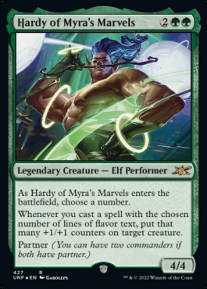 Hardy of Myra's Marvels (Galaxy Foil) [Unfinity] | Devastation Store