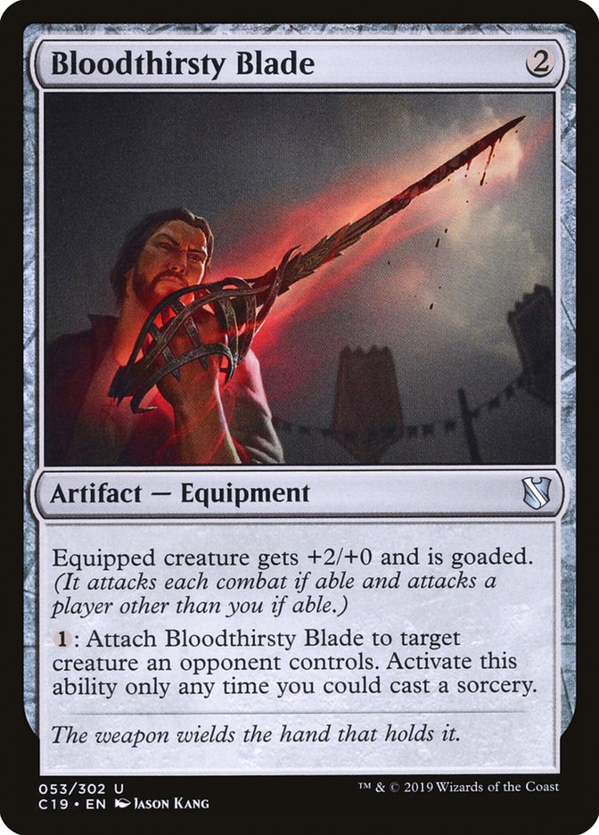 Bloodthirsty Blade [Commander 2019] | Devastation Store