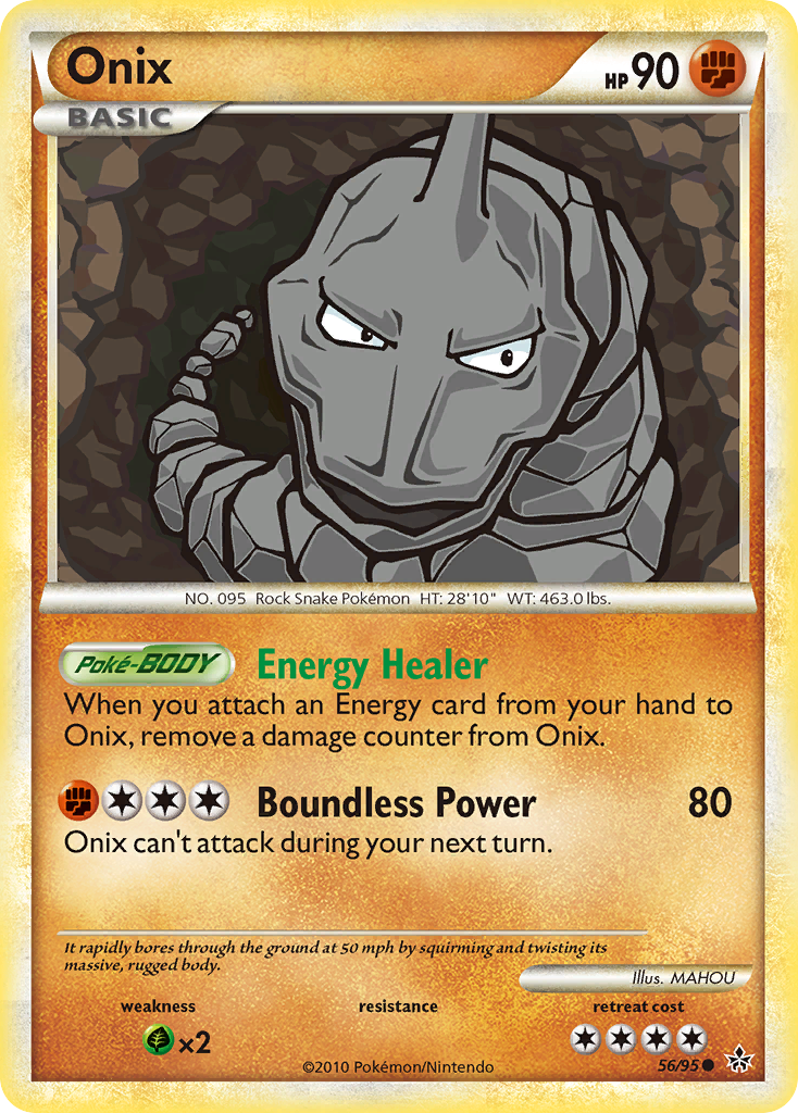 Onix (56/95) [HeartGold & SoulSilver: Unleashed] | Devastation Store
