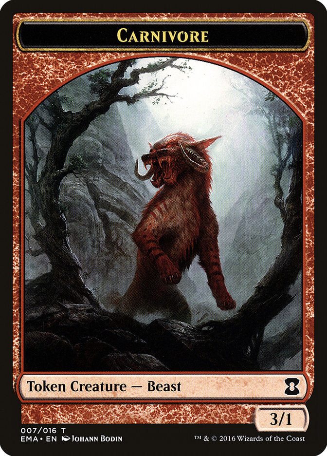 Carnivore [Eternal Masters Tokens] - Devastation Store | Devastation Store