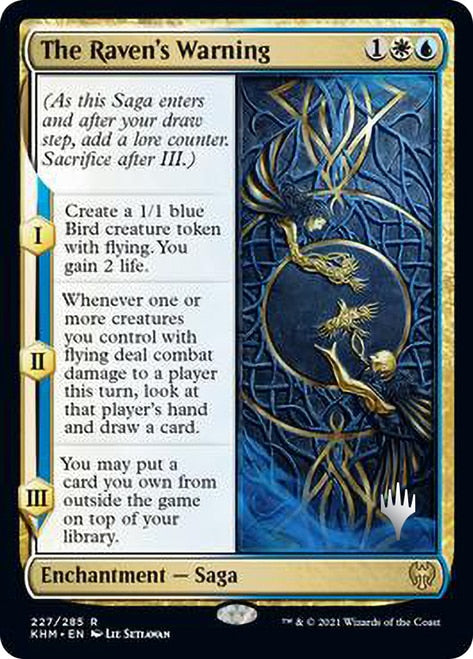 The Raven's Warning [Kaldheim Promos] | Devastation Store