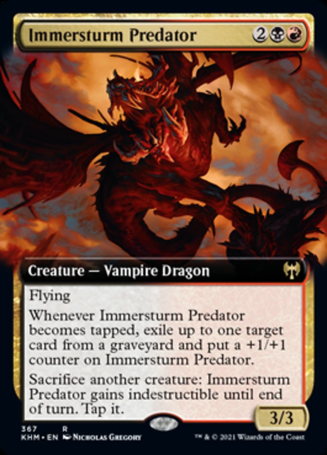 Immersturm Predator (Extended Art) [Kaldheim] | Devastation Store