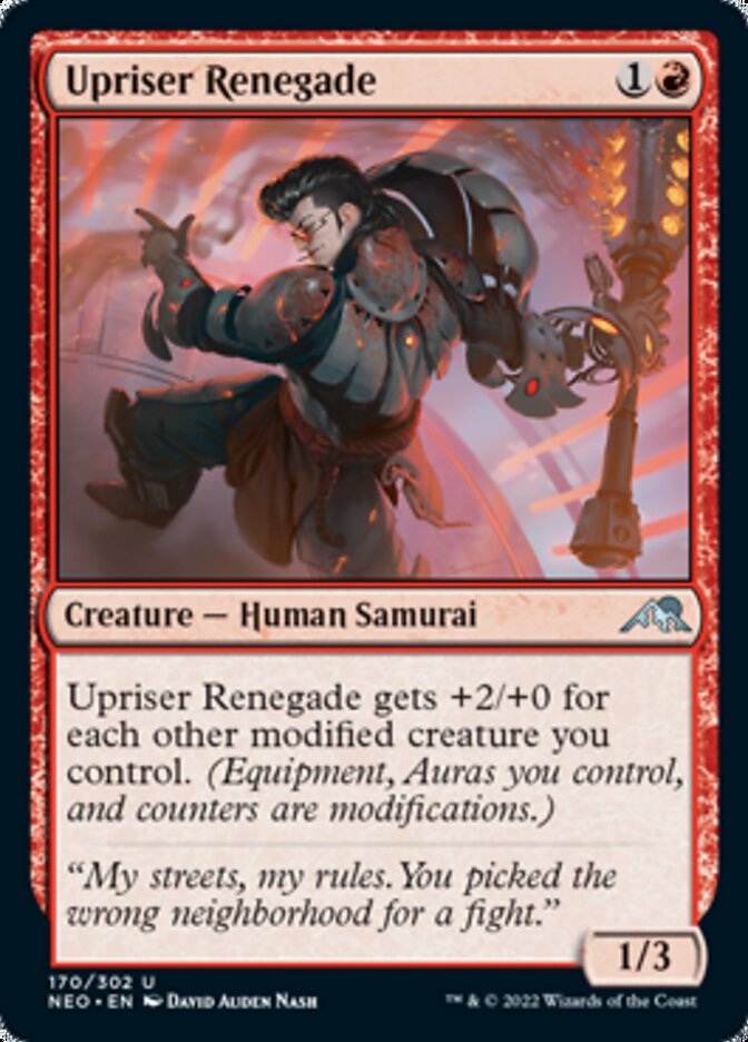 Upriser Renegade [Kamigawa: Neon Dynasty] | Devastation Store