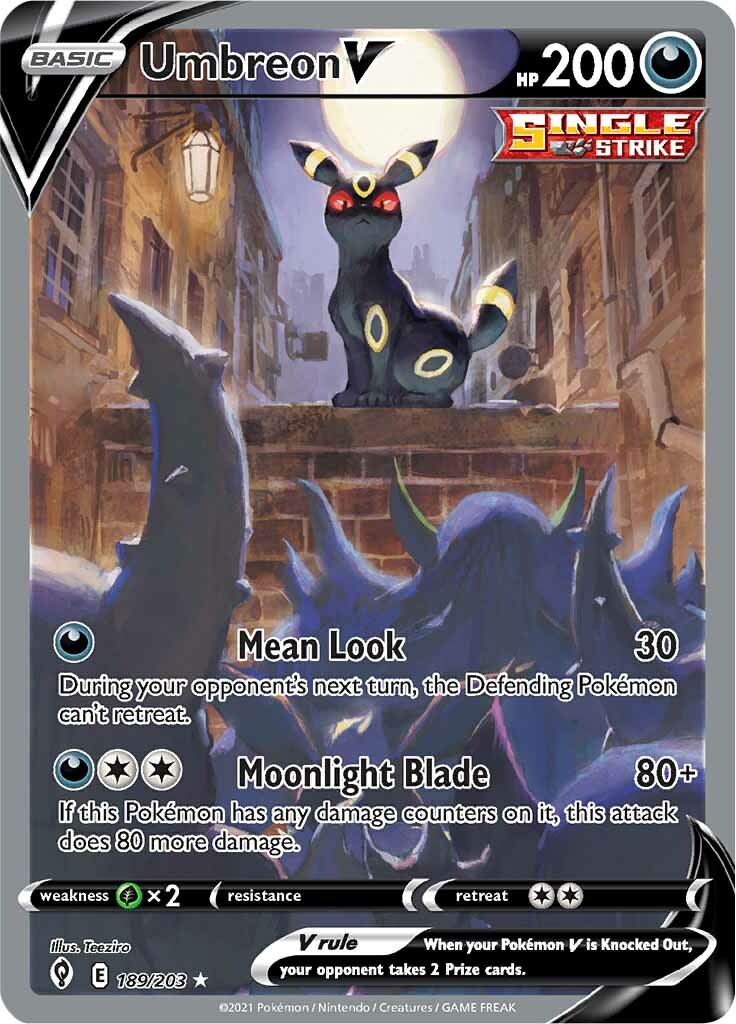 Umbreon V (189/203) [Sword & Shield: Evolving Skies] | Devastation Store