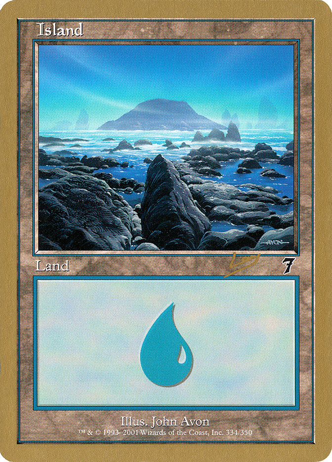 Island (rl334) (Raphael Levy) [World Championship Decks 2002] | Devastation Store