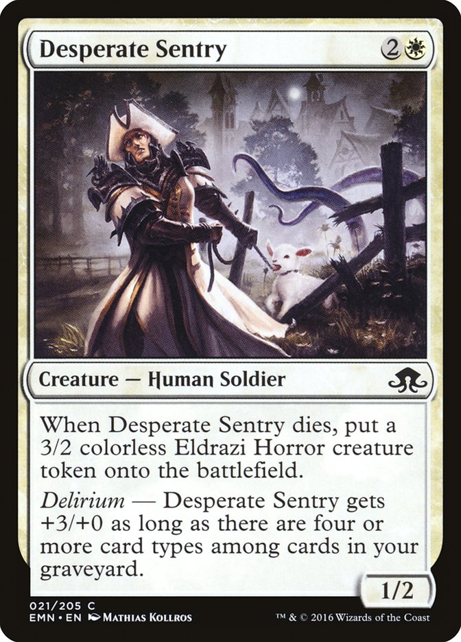Desperate Sentry [Eldritch Moon] - Devastation Store | Devastation Store