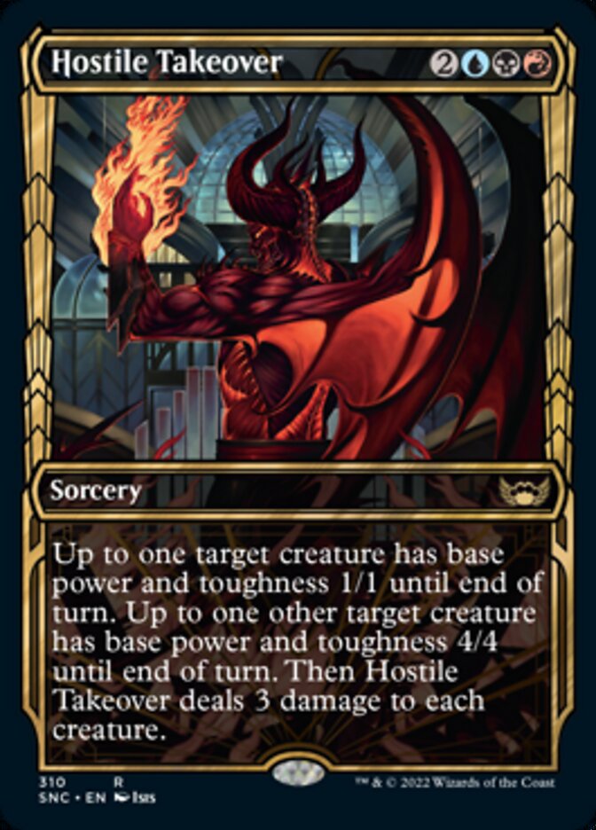 Hostile Takeover (Showcase Golden Age) [Streets of New Capenna] | Devastation Store