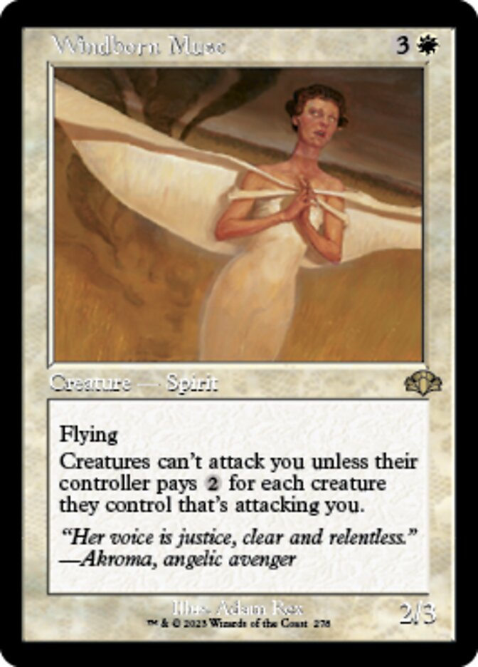 Windborn Muse (Retro) [Dominaria Remastered] | Devastation Store