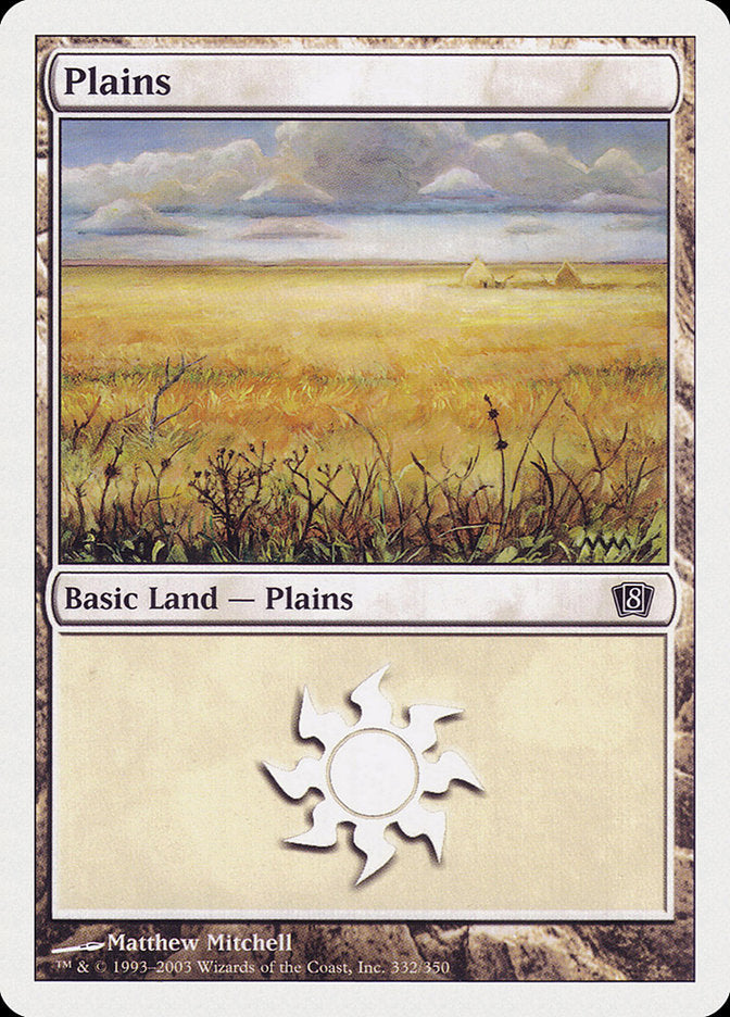 Plains (332) [Eighth Edition] - Devastation Store | Devastation Store