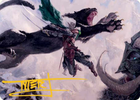 Drizzt Do'Urden Art Card (Gold-Stamped Signature) [Dungeons & Dragons: Adventures in the Forgotten Realms Art Series] | Devastation Store