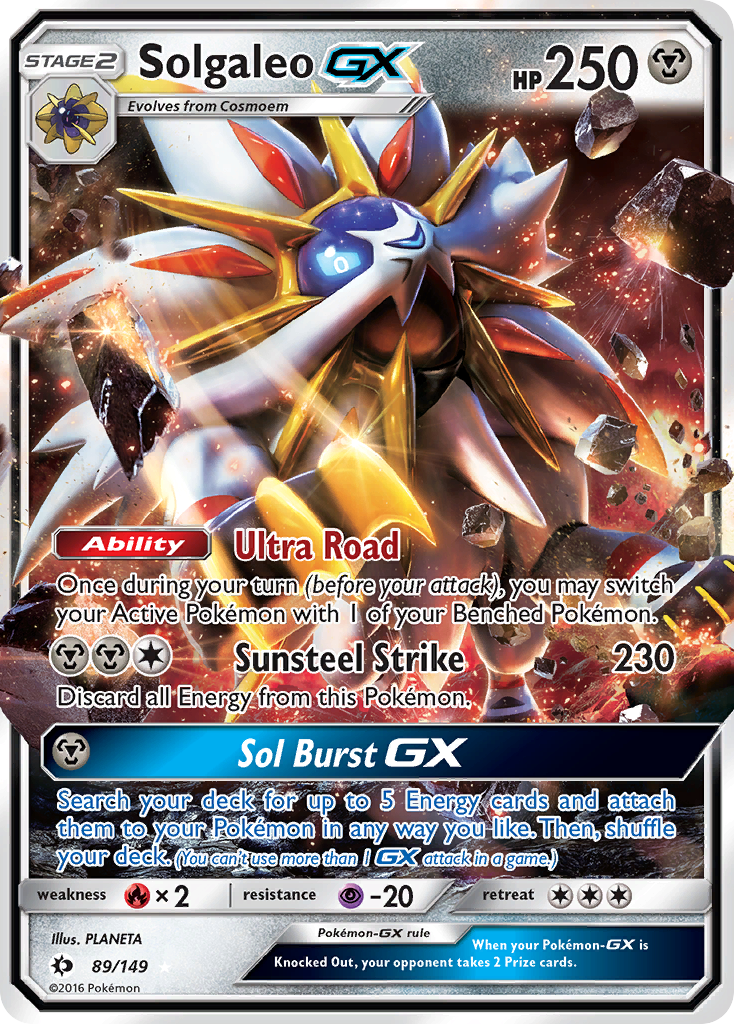 Solgaleo GX (89/149) [Sun & Moon: Base Set] | Devastation Store