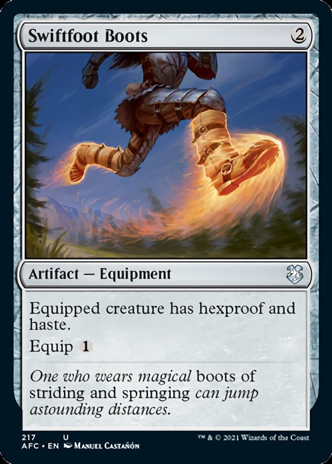 Swiftfoot Boots [Dungeons & Dragons: Adventures in the Forgotten Realms Commander] | Devastation Store