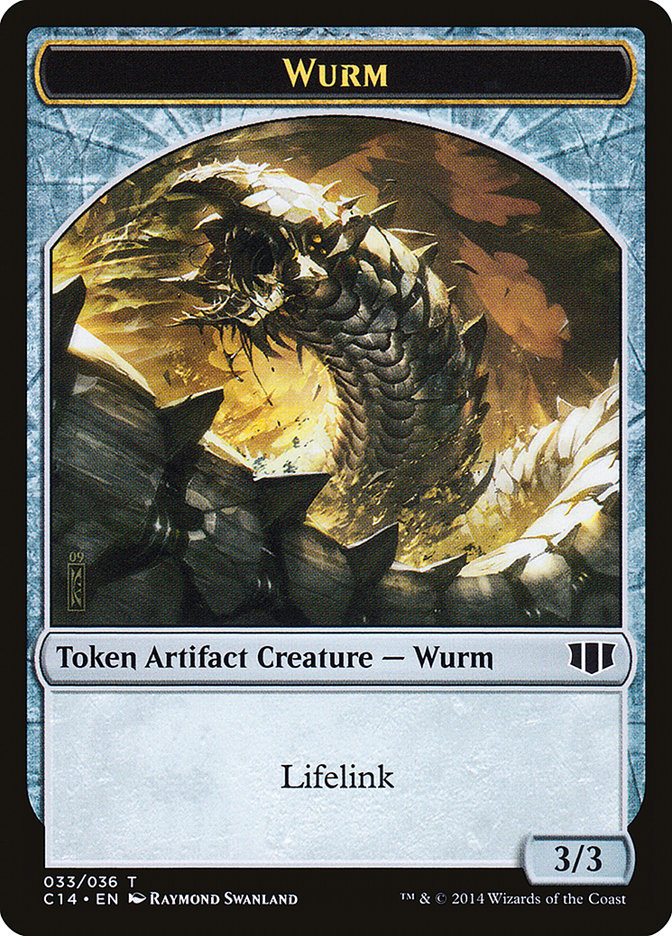 Wurm (033/036) // Goat Double-sided Token [Commander 2014 Tokens] | Devastation Store