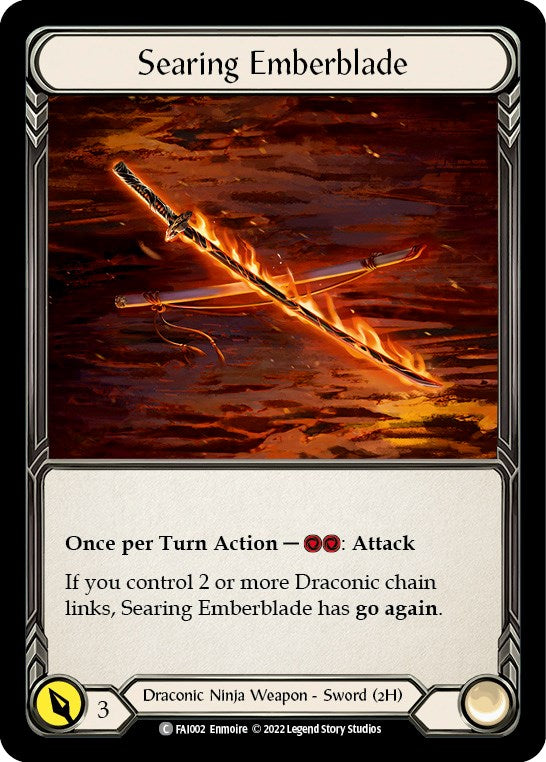 Searing Emberblade [FAI002] (Uprising Fai Blitz Deck) | Devastation Store