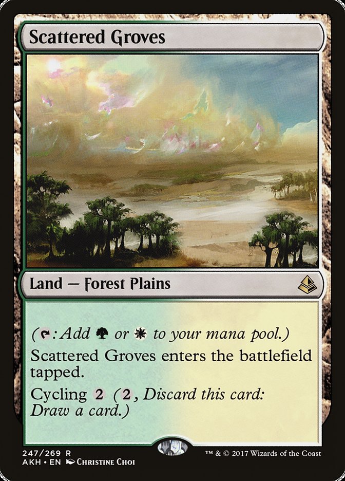 Scattered Groves [Amonkhet] | Devastation Store